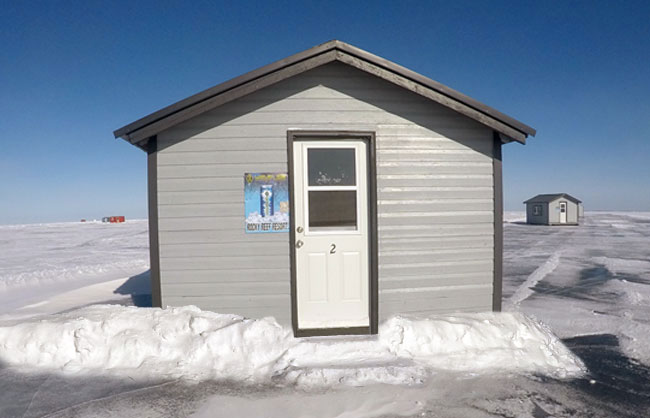 Ice Fishing - Fish House Rentals on Lake Mille Lacs