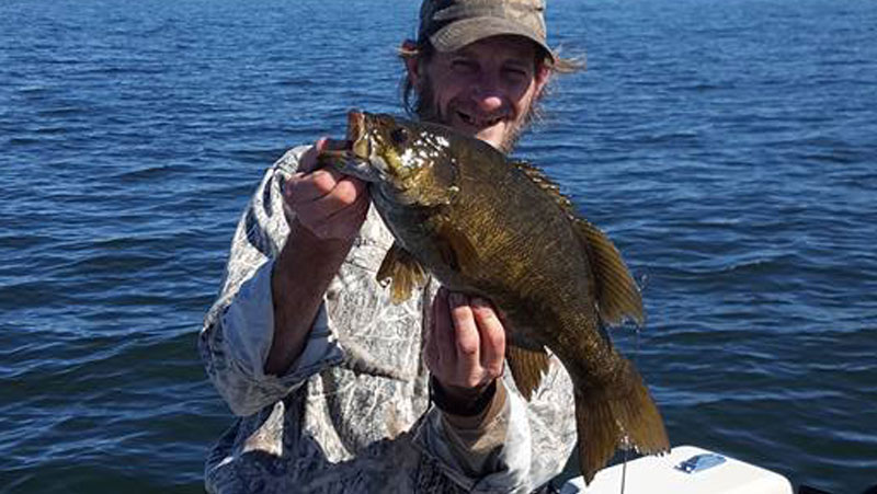 Huge Bass Caught at Rocky Reef Resort on Lake Mille Lacs